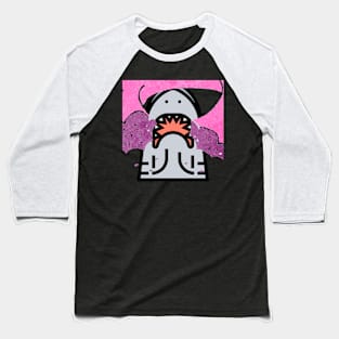 Shark Donut Baseball T-Shirt